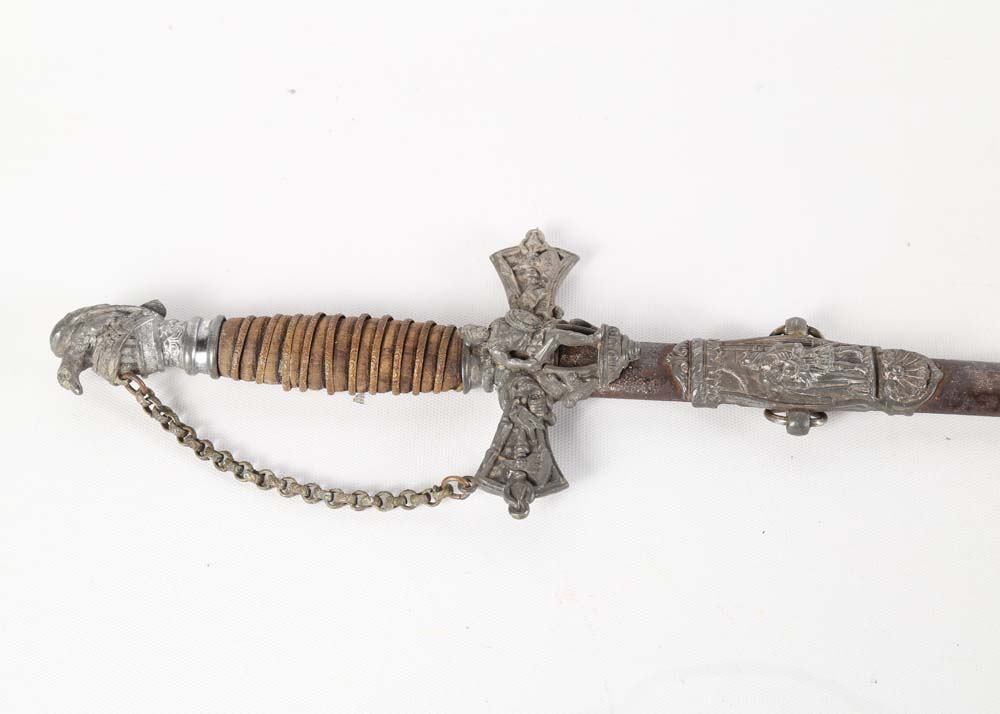 Vintage Knights of Columbus Masonic Templar Sword