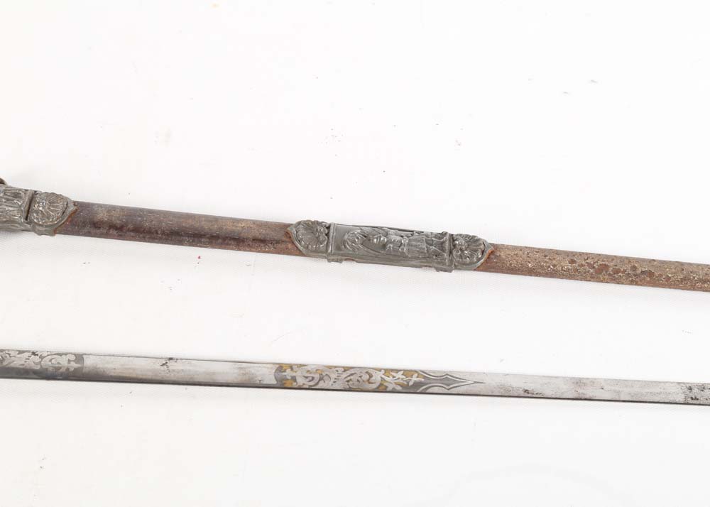 Vintage Knights of Columbus Masonic Templar Sword