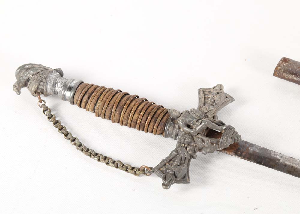 Vintage Knights of Columbus Masonic Templar Sword