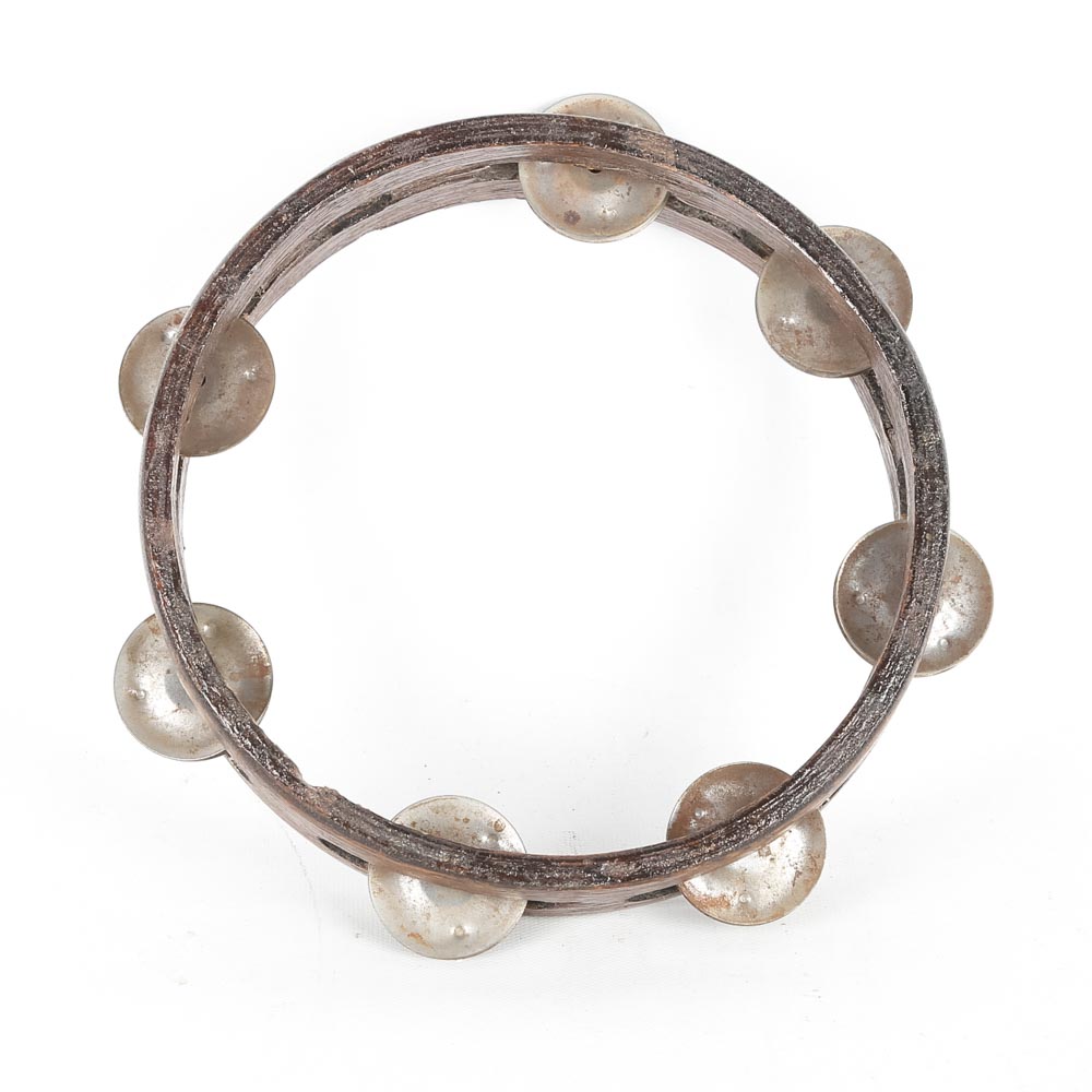 Antique Open Style Tambourine