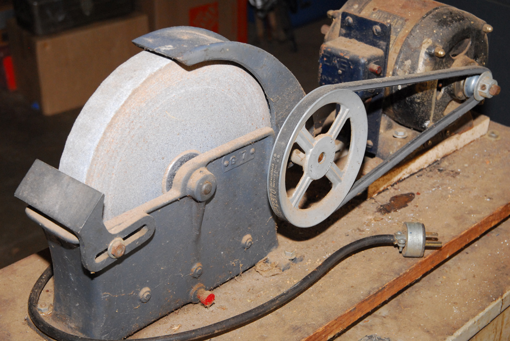 Vintage Dunlap Bench Grinder