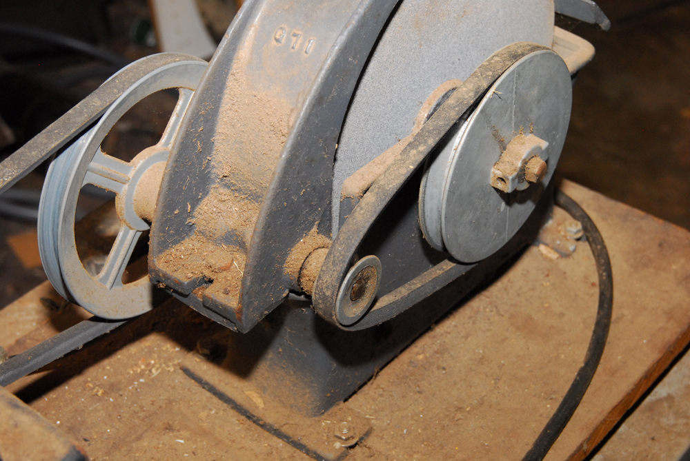 Vintage Dunlap Bench Grinder