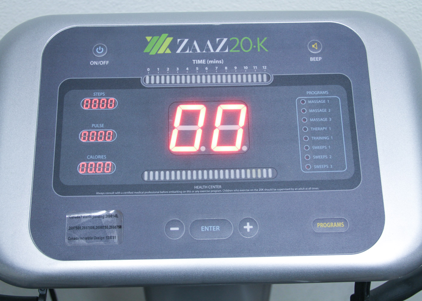ZAAZ 20K Digital Fitness Machine