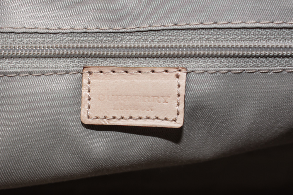 Burberry Blue Haymarket Check Shoulder Bag