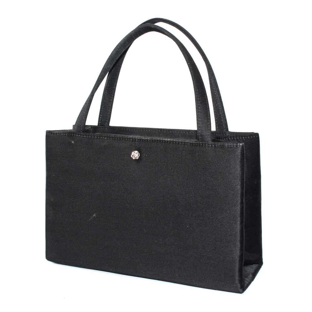 Kate Spade Black Satin Handbag