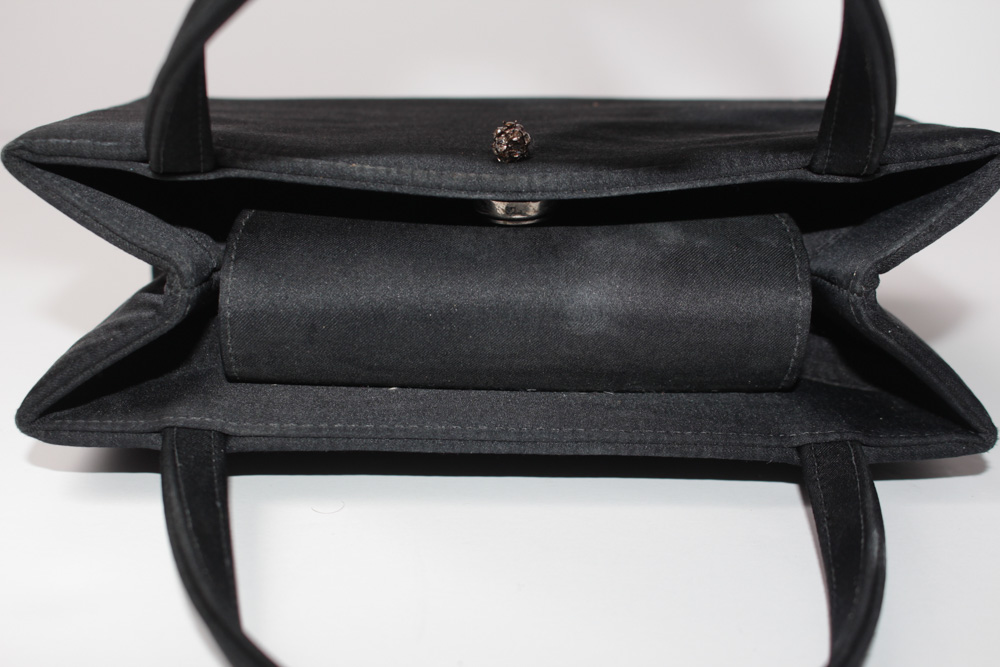 Kate Spade Black Satin Handbag