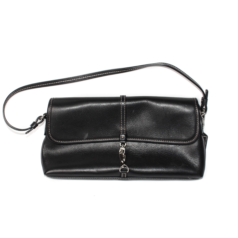 Coach Black Leather Handbag
