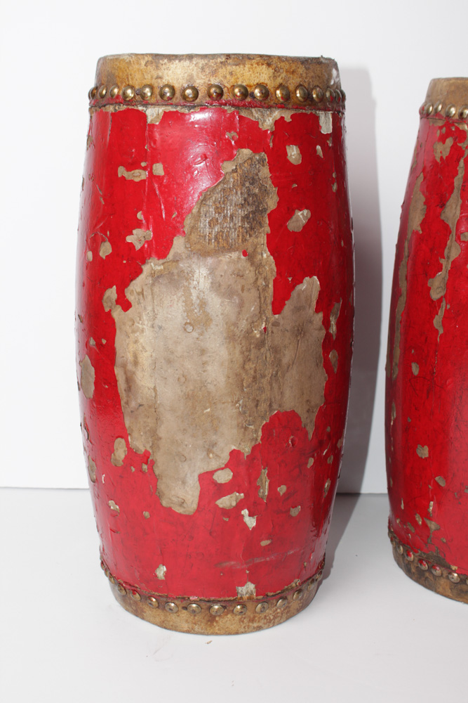 Vintage Chinese Waist Drums