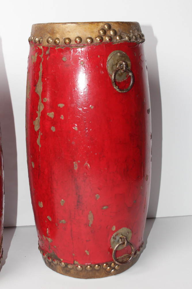 Vintage Chinese Waist Drums