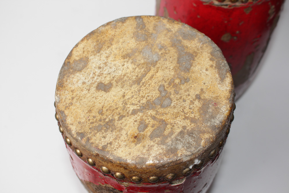 Vintage Chinese Waist Drums