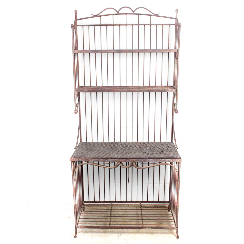 Wrought Iron Baker's Rack