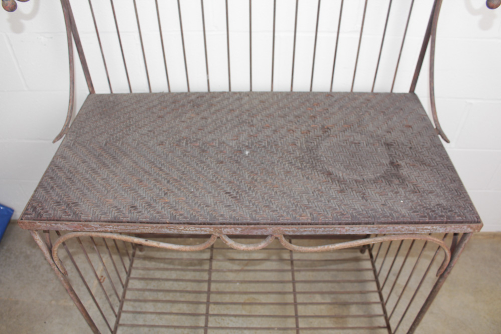 Wrought Iron Baker's Rack