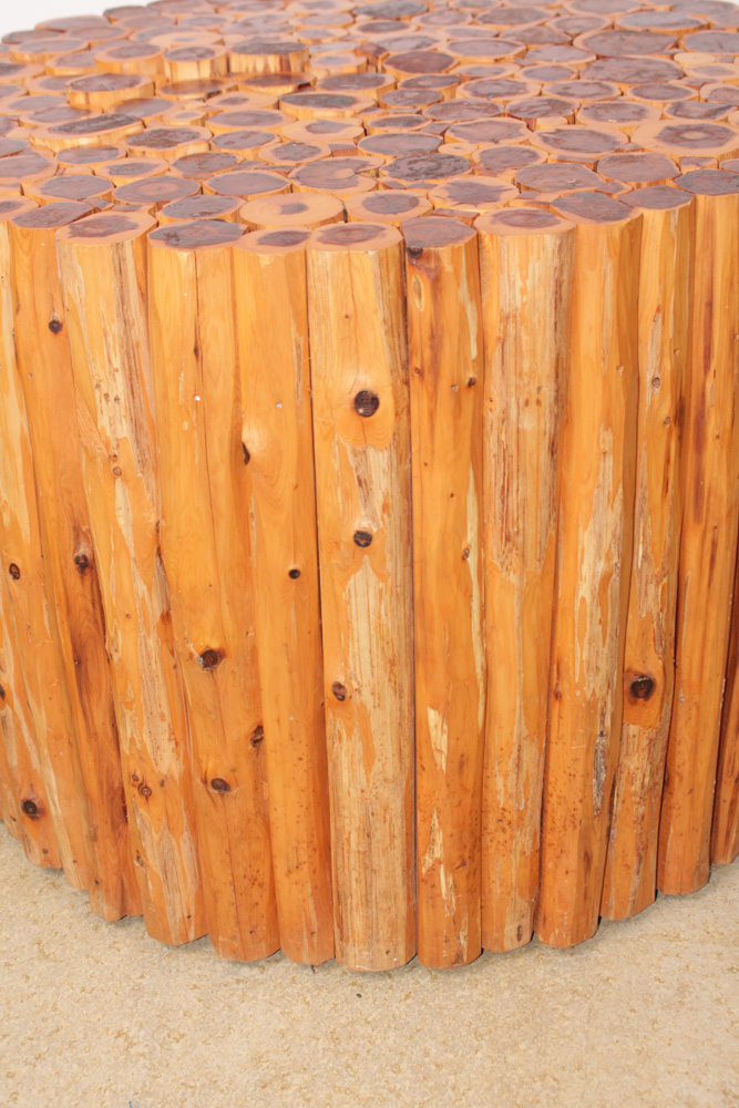 Hickory Bundle Accent Table