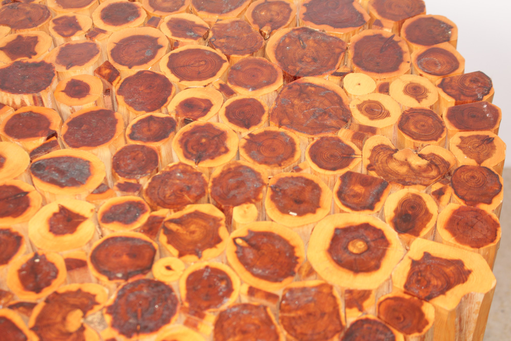 Hickory Bundle Accent Table