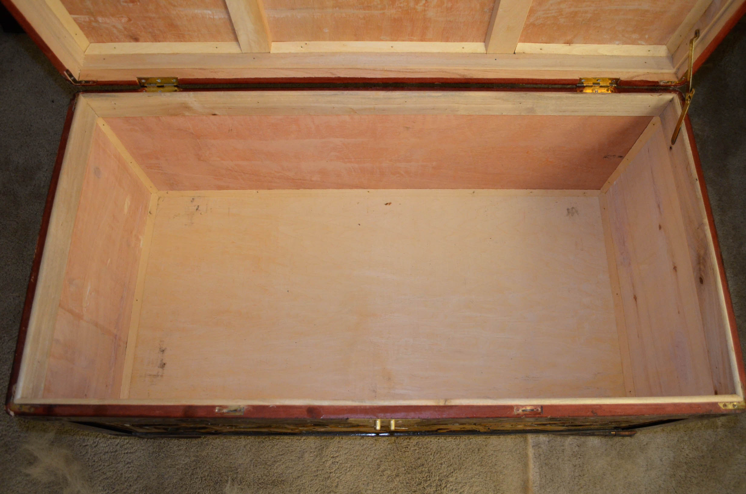 Vintage Korean Carved Chest