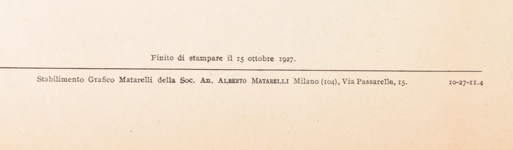 1927 Italian Dante's "La Divina Commedia"