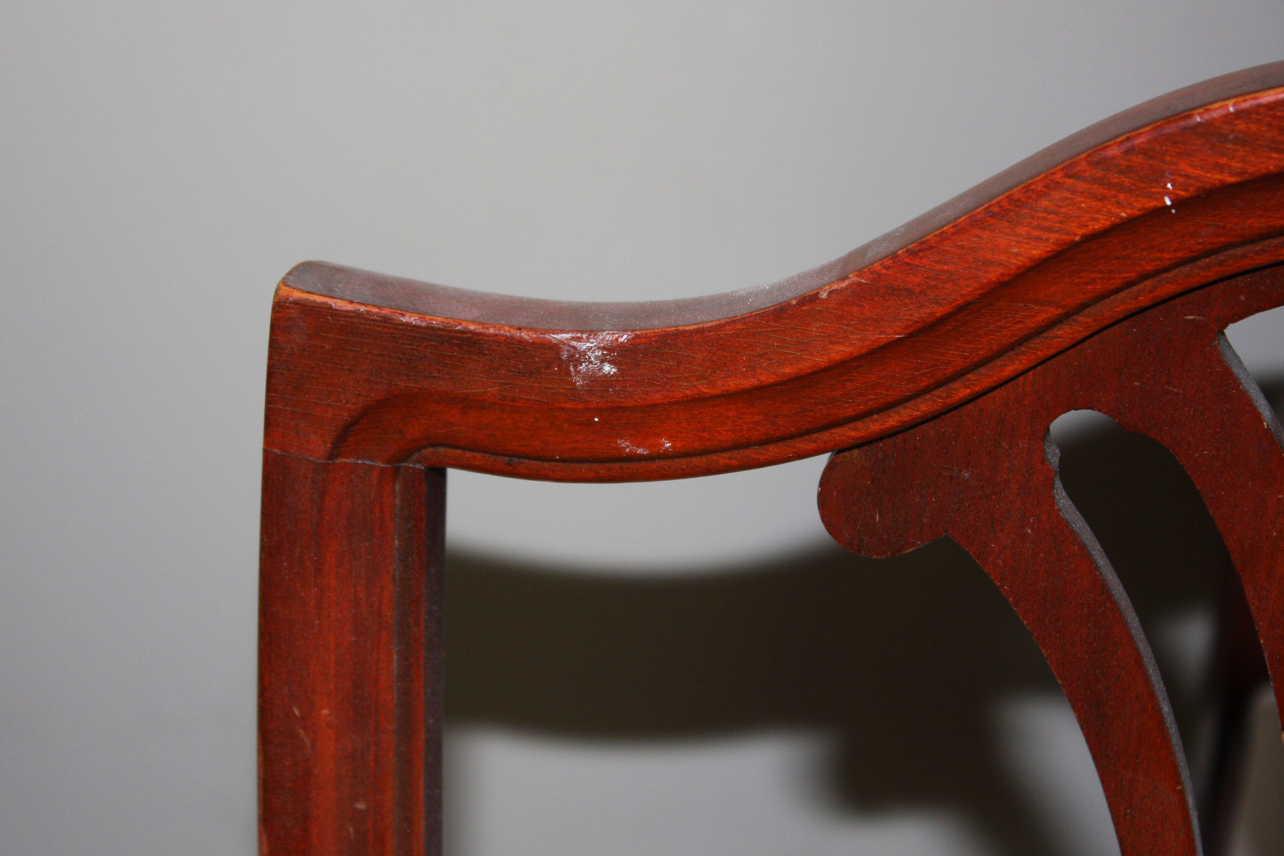 Six Hepplewhite Style Shield-Back Dining Chairs by Drexel