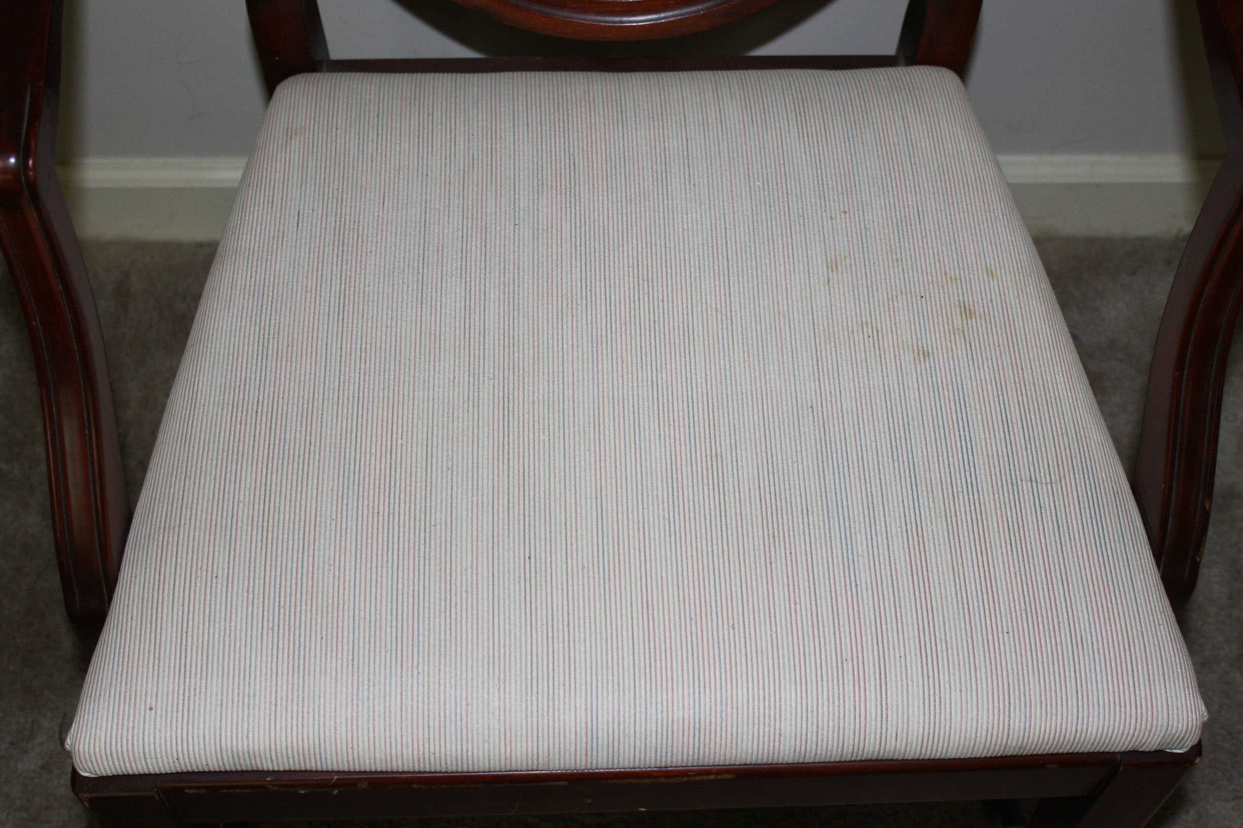 Six Hepplewhite Style Shield-Back Dining Chairs by Drexel