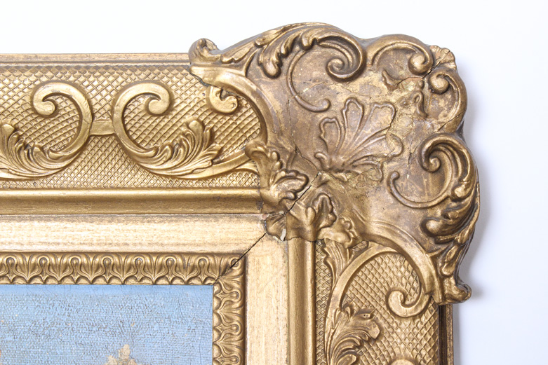 Alois Arnegger Vintage Oil Painting on Canvas of Lake Como