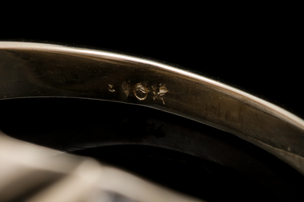 10K Yellow Gold and Diamond Ring