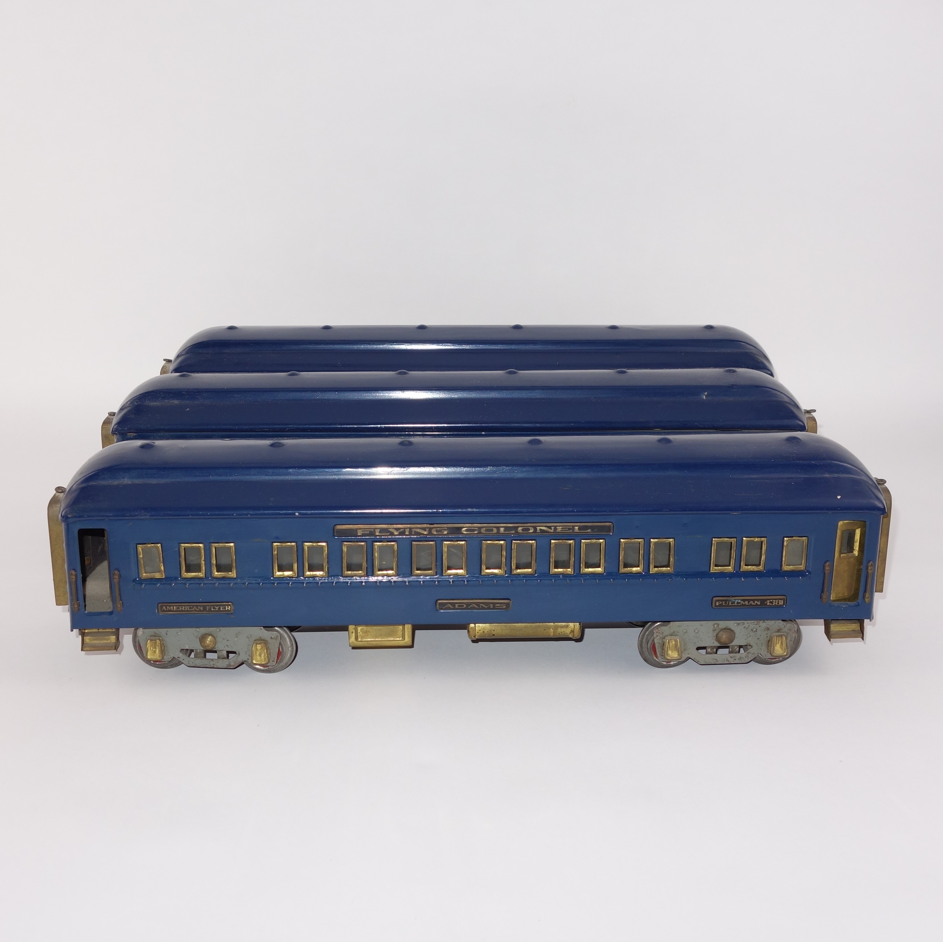 Three American Flyer Wide Gauge Cars