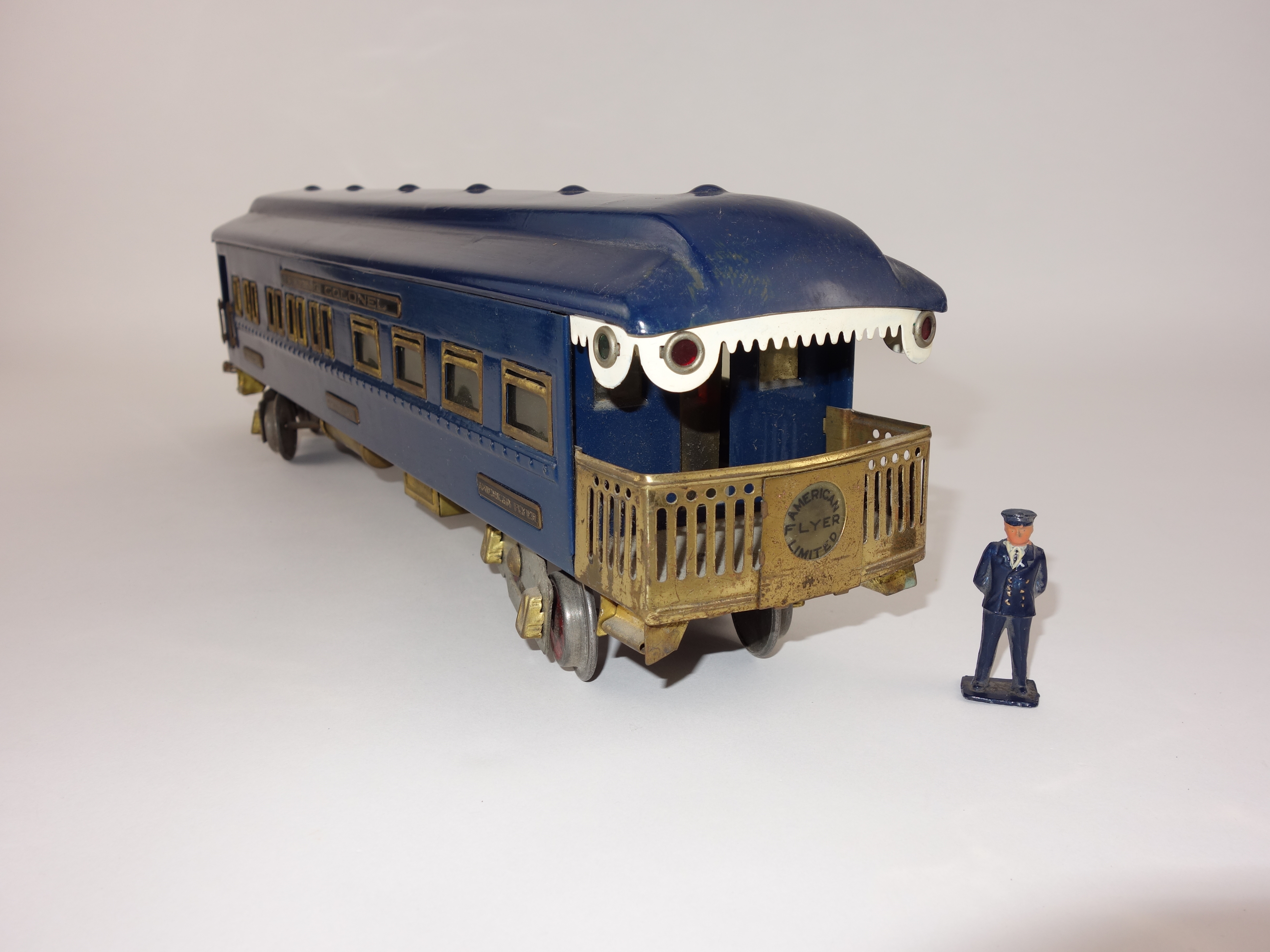 Three American Flyer Wide Gauge Cars