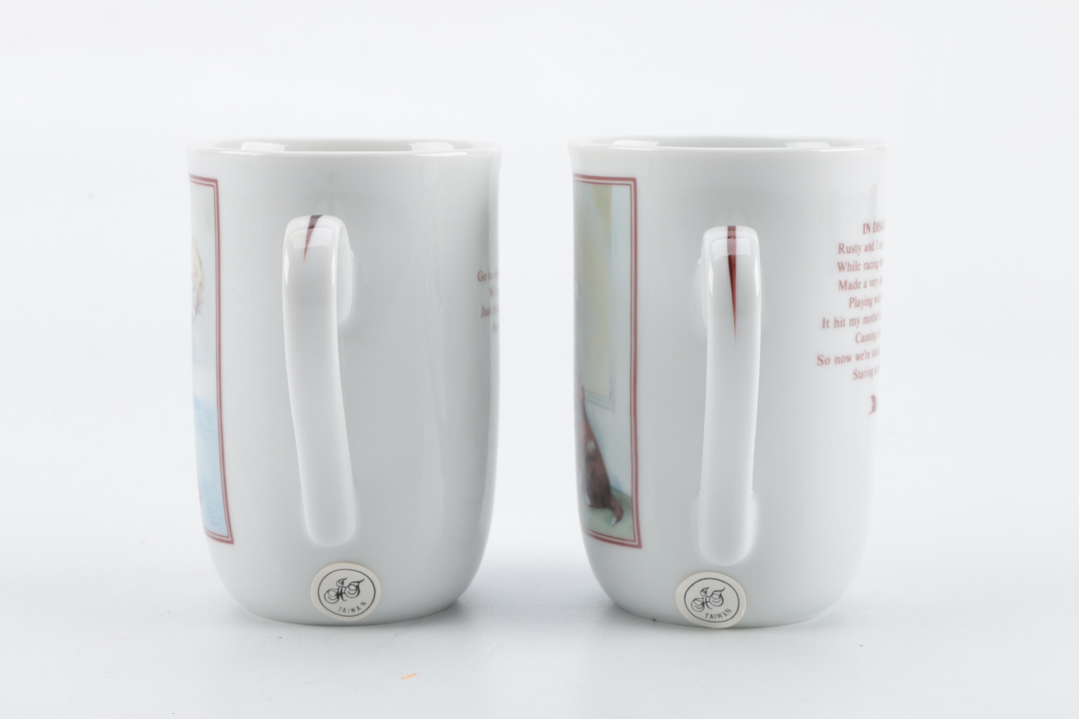 Lenox Porcelain Vases and Bessie Pease Gutmann Collectible Mugs