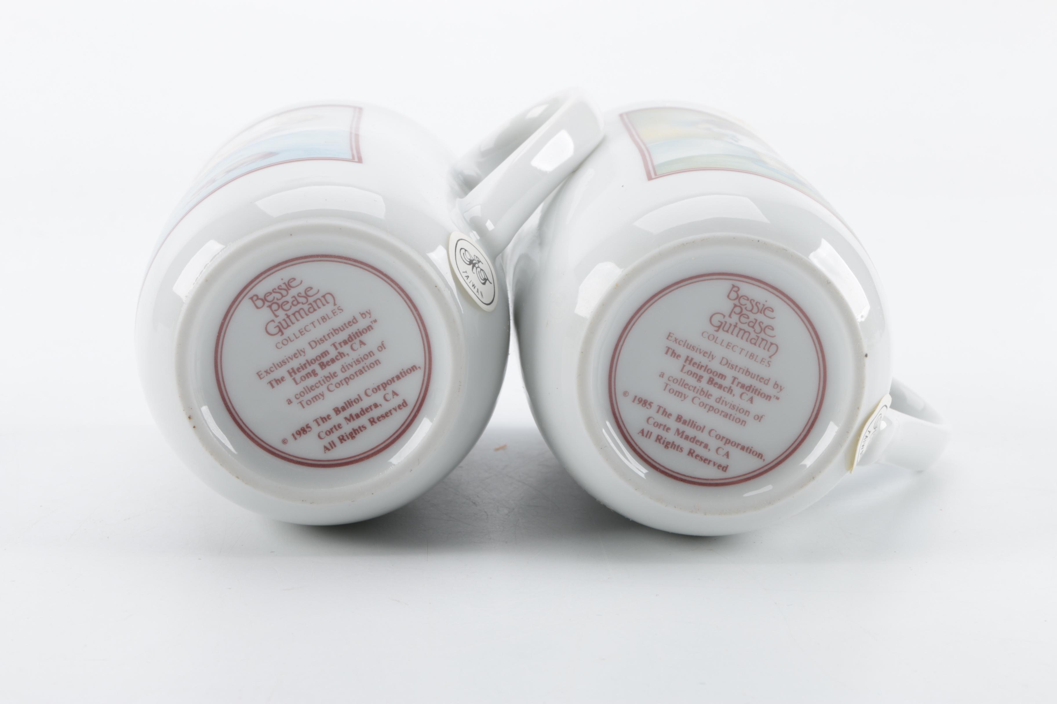 Lenox Porcelain Vases and Bessie Pease Gutmann Collectible Mugs