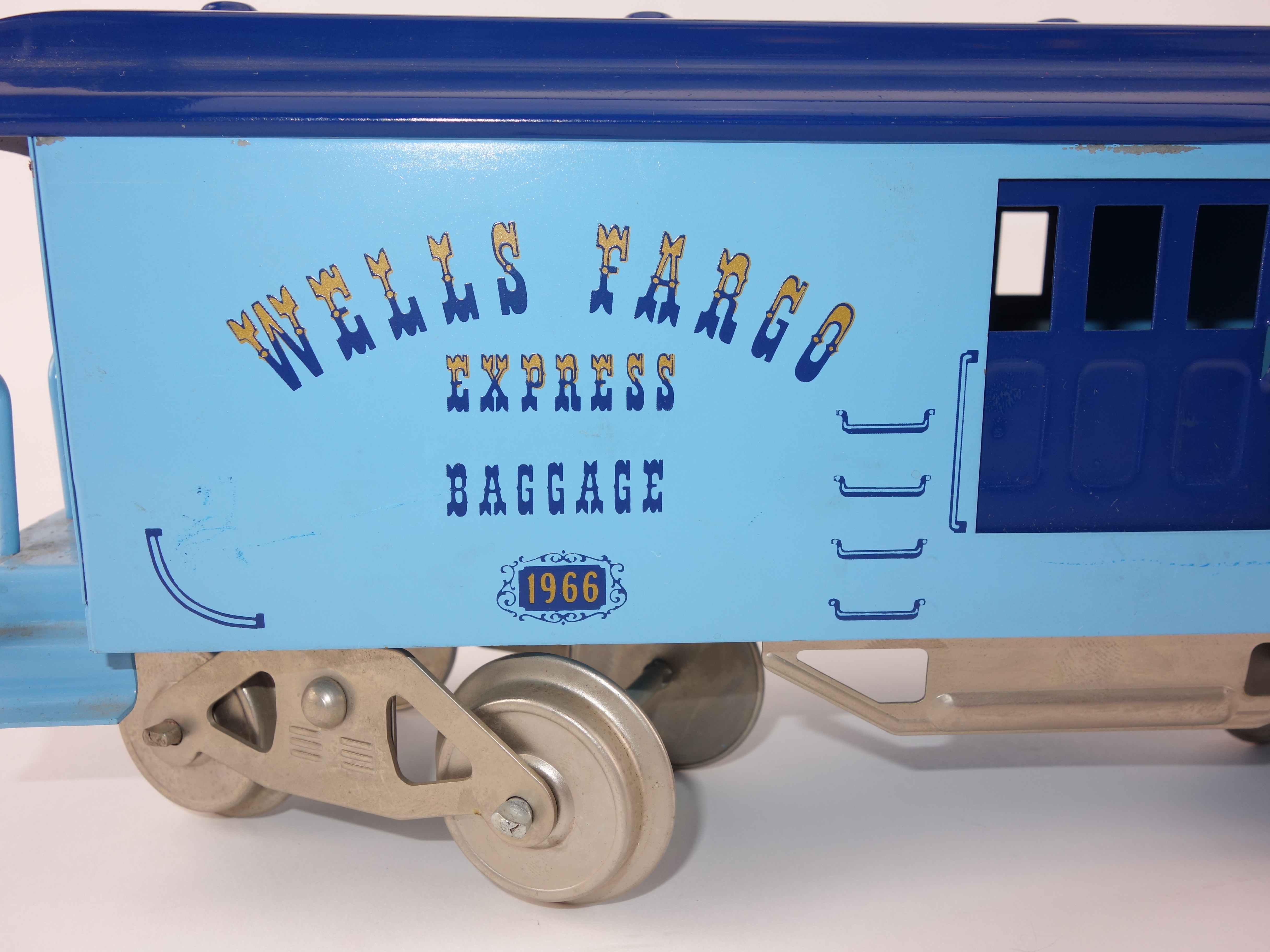 Four McCoy "Wells Fargo" Train Cars