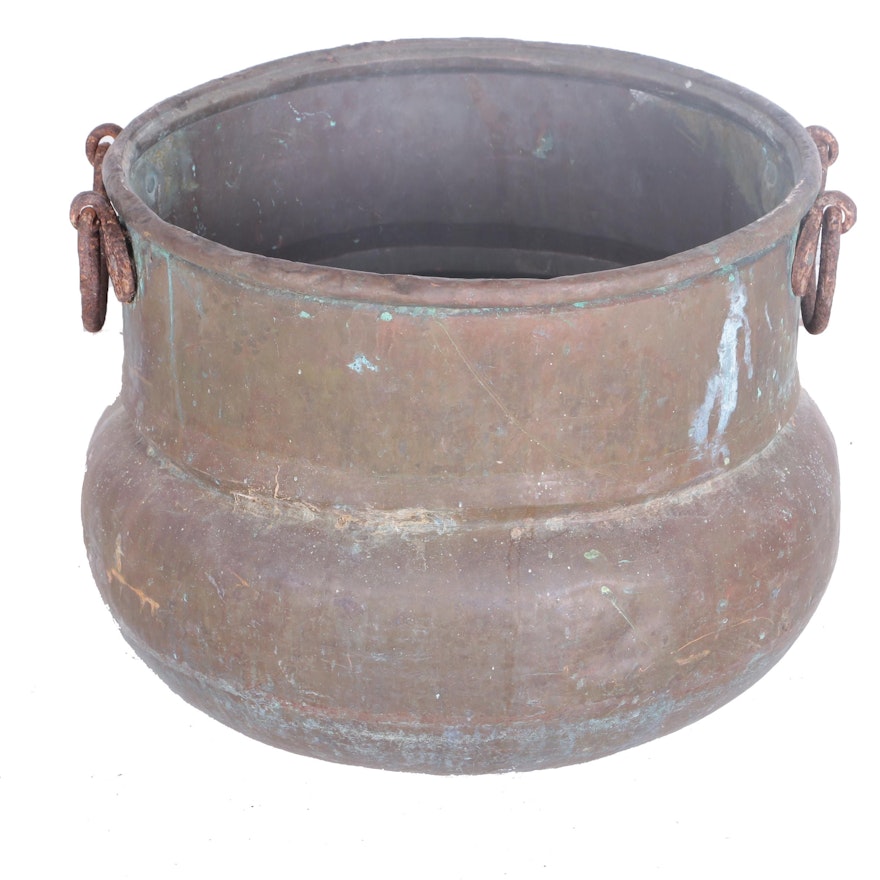 Decorative Copper Cauldron