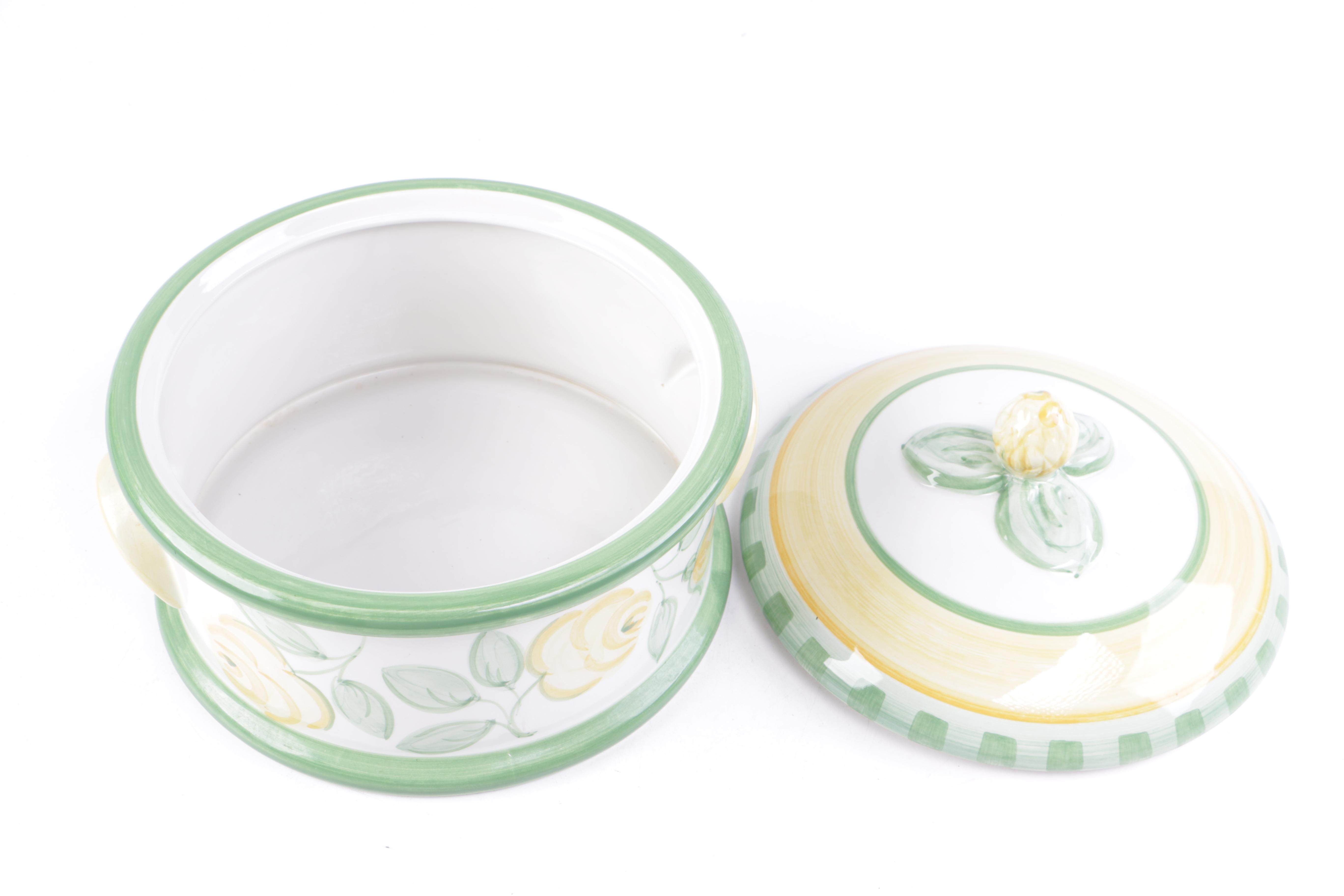 Mikasa "English Rose" Lidded Casserole Dish