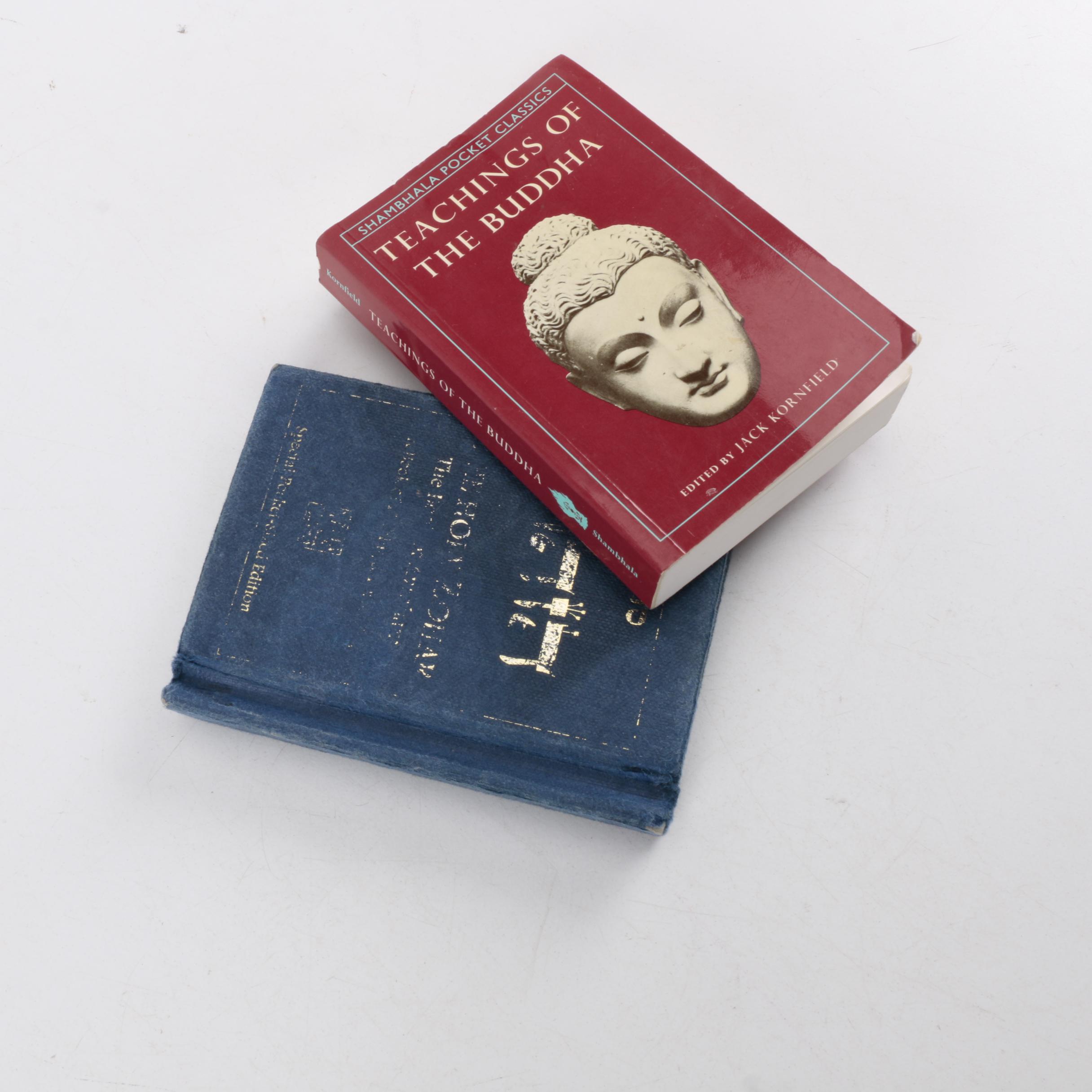 Pocket-Sized "Holy Zohar" and "Teachings of the Buddha"