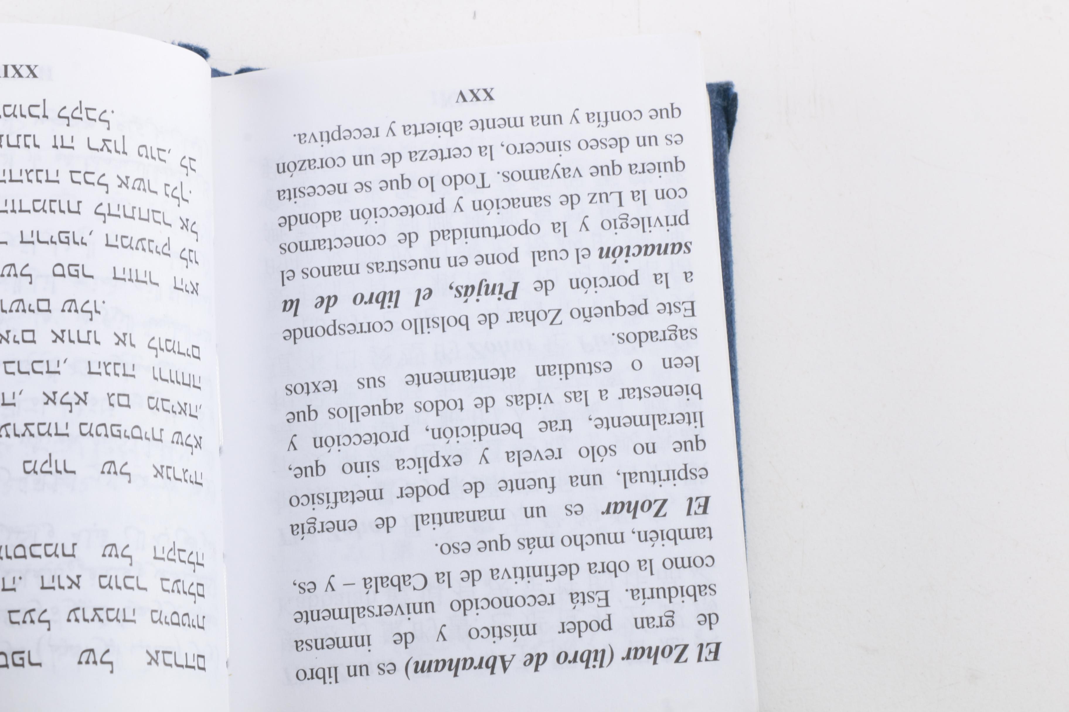 Pocket-Sized "Holy Zohar" and "Teachings of the Buddha"