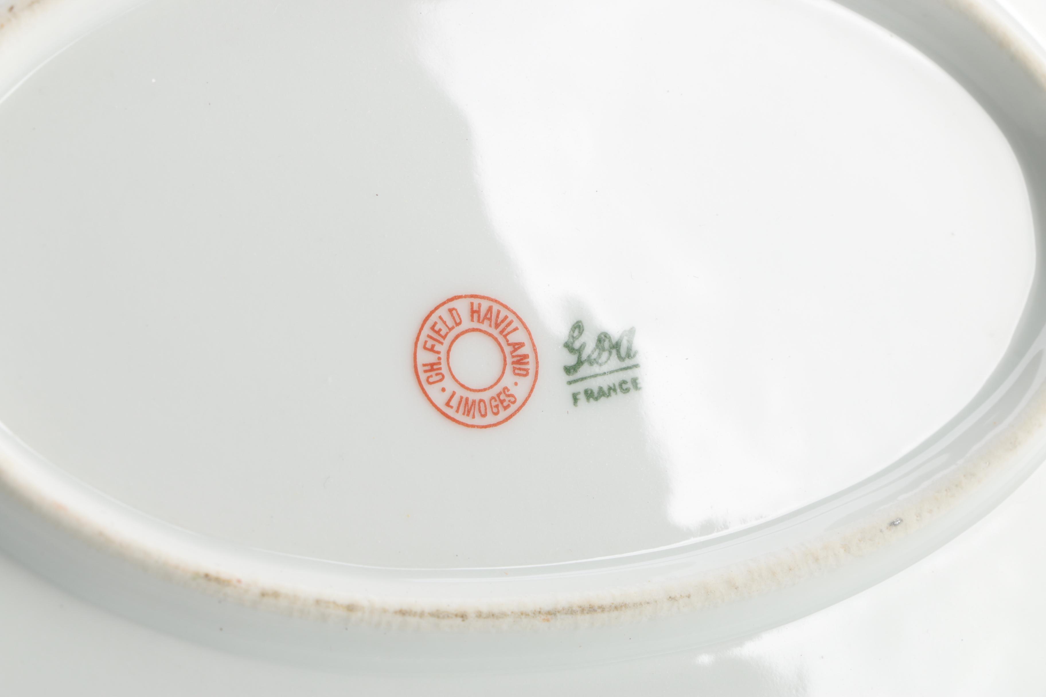 CH Field Haviland Limoges Tableware