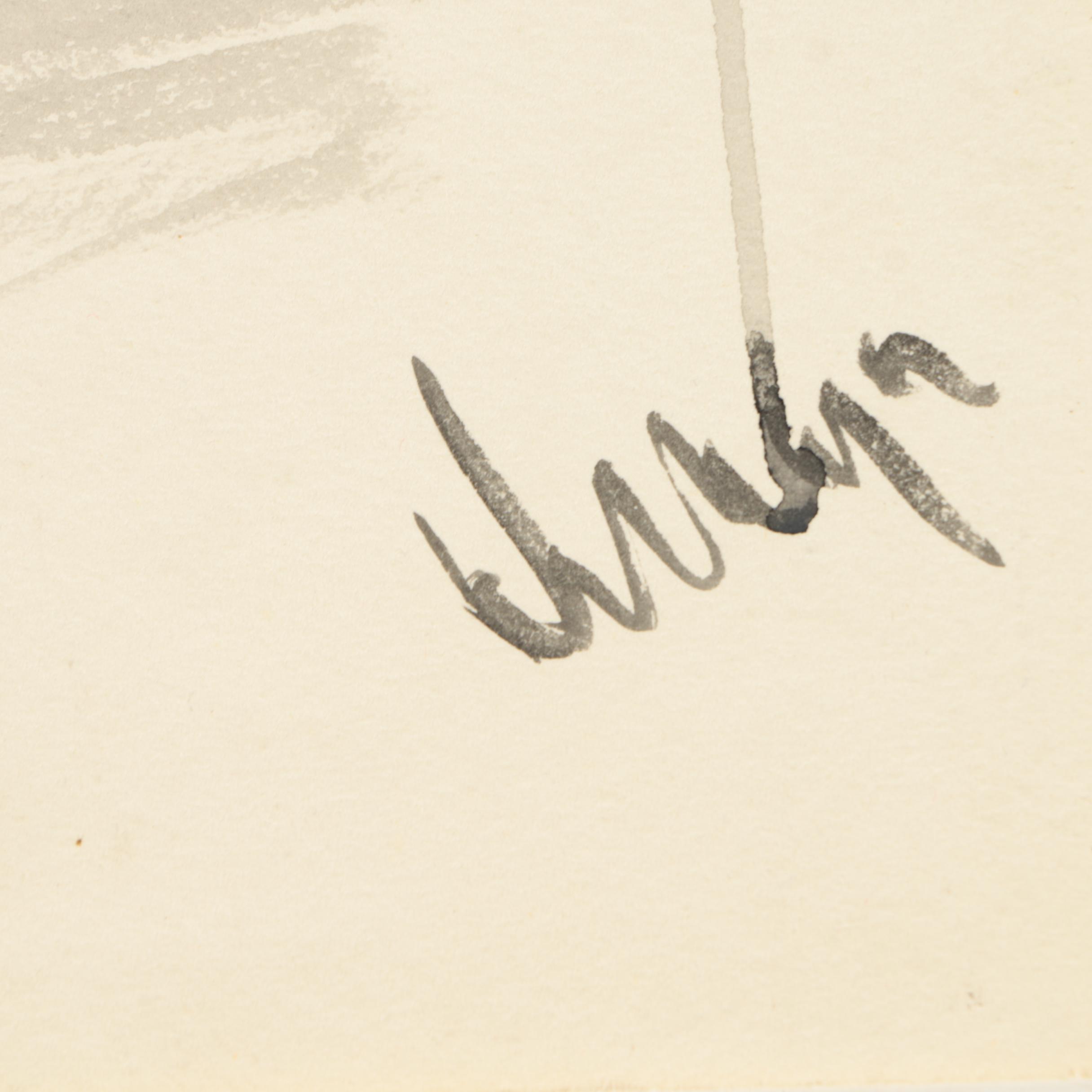 Henry C. Meyer Ink Wash and Ink Drawings of Horses