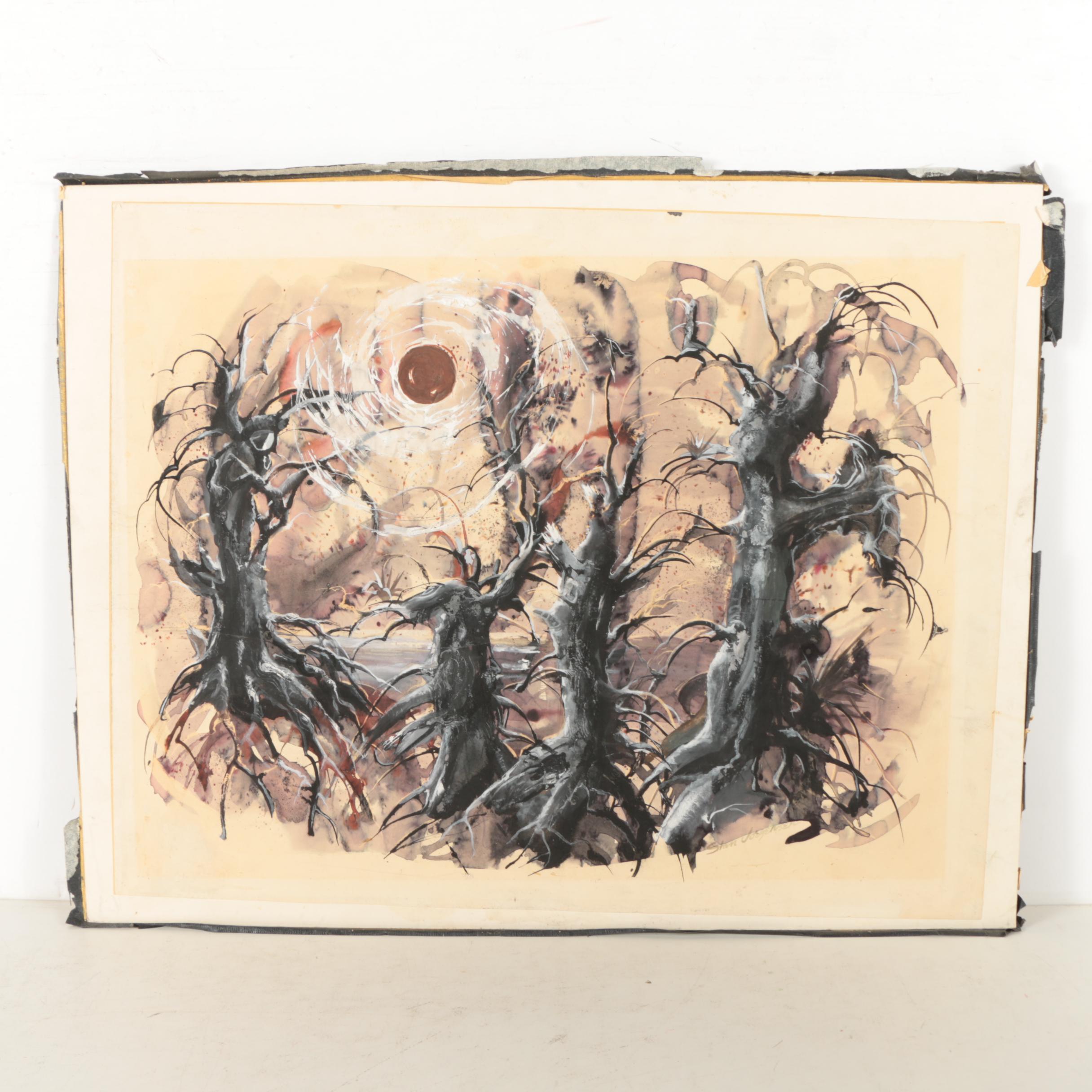 Assortment of Paintings Featuring L.F. Schultz