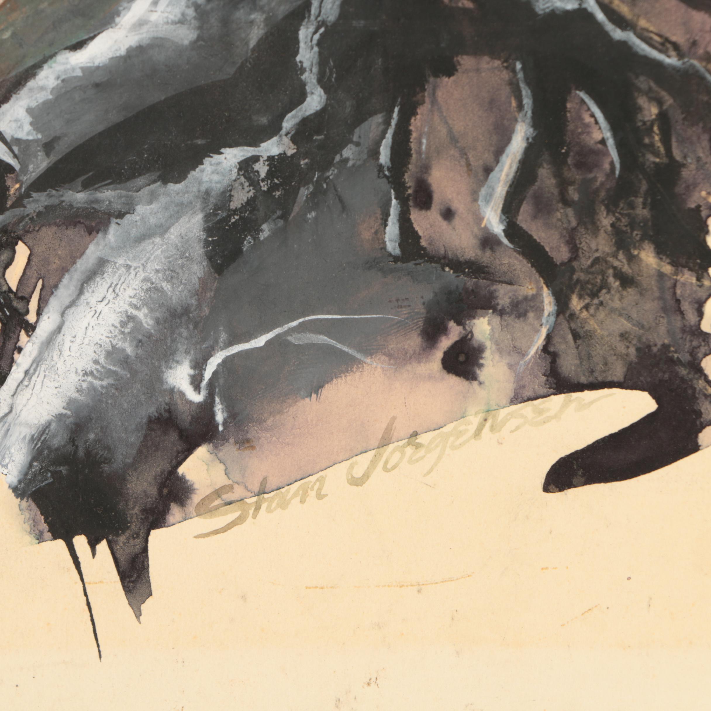 Assortment of Paintings Featuring L.F. Schultz