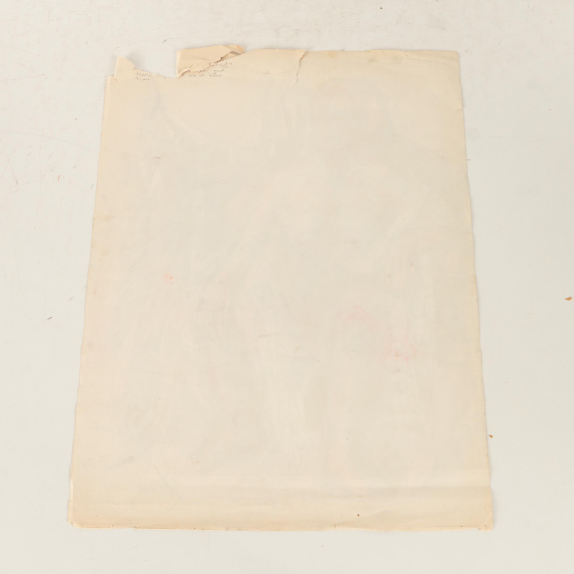 L.F. Schultz Drawings on Paper of Female Figures