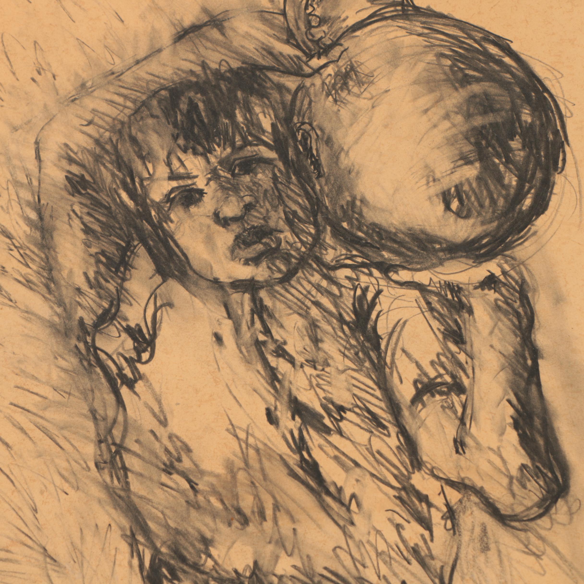 L.F. Schultz Drawings on Paper of Female Figures