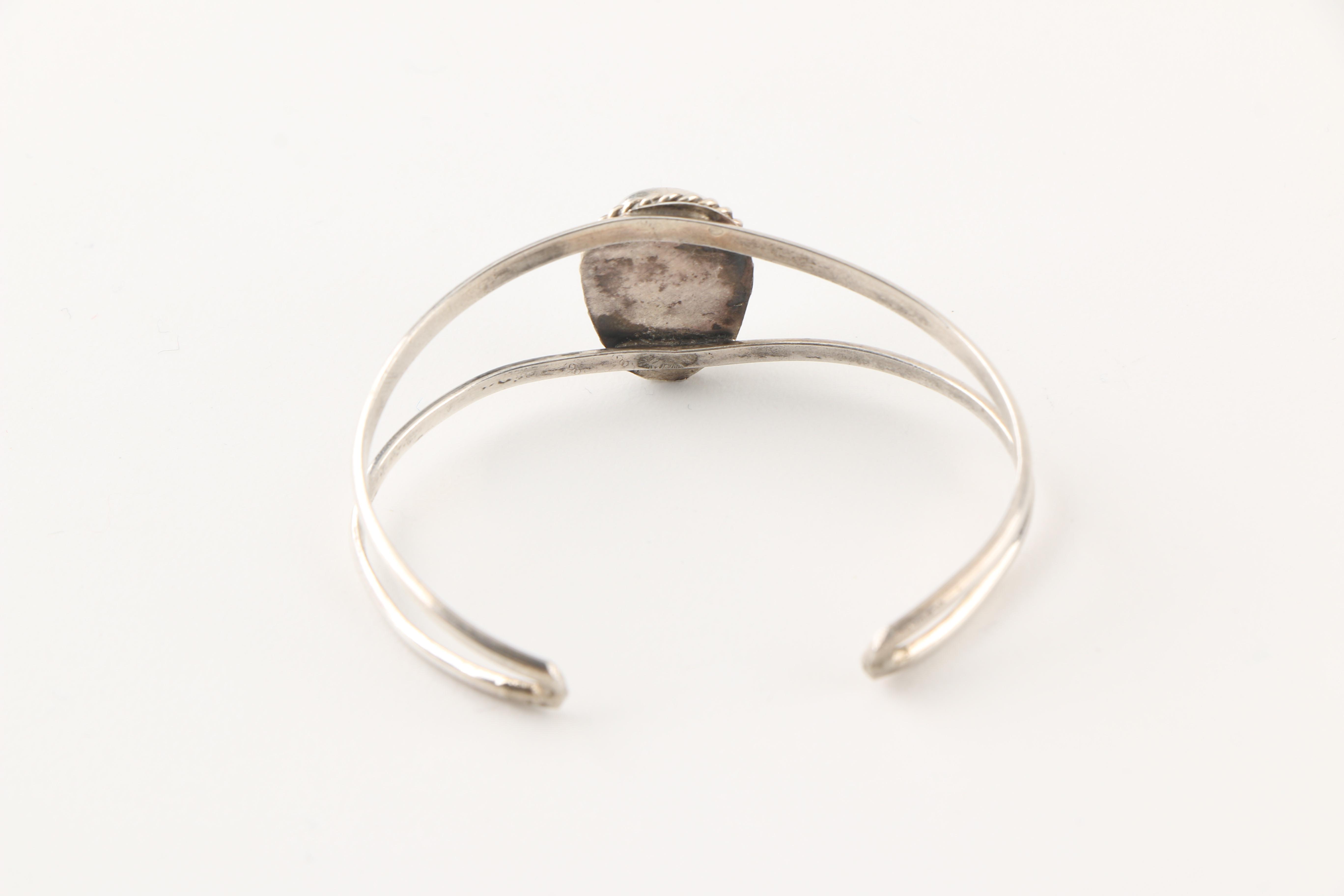 Western Themed Sterling Silver Jewelry Including Turquoise