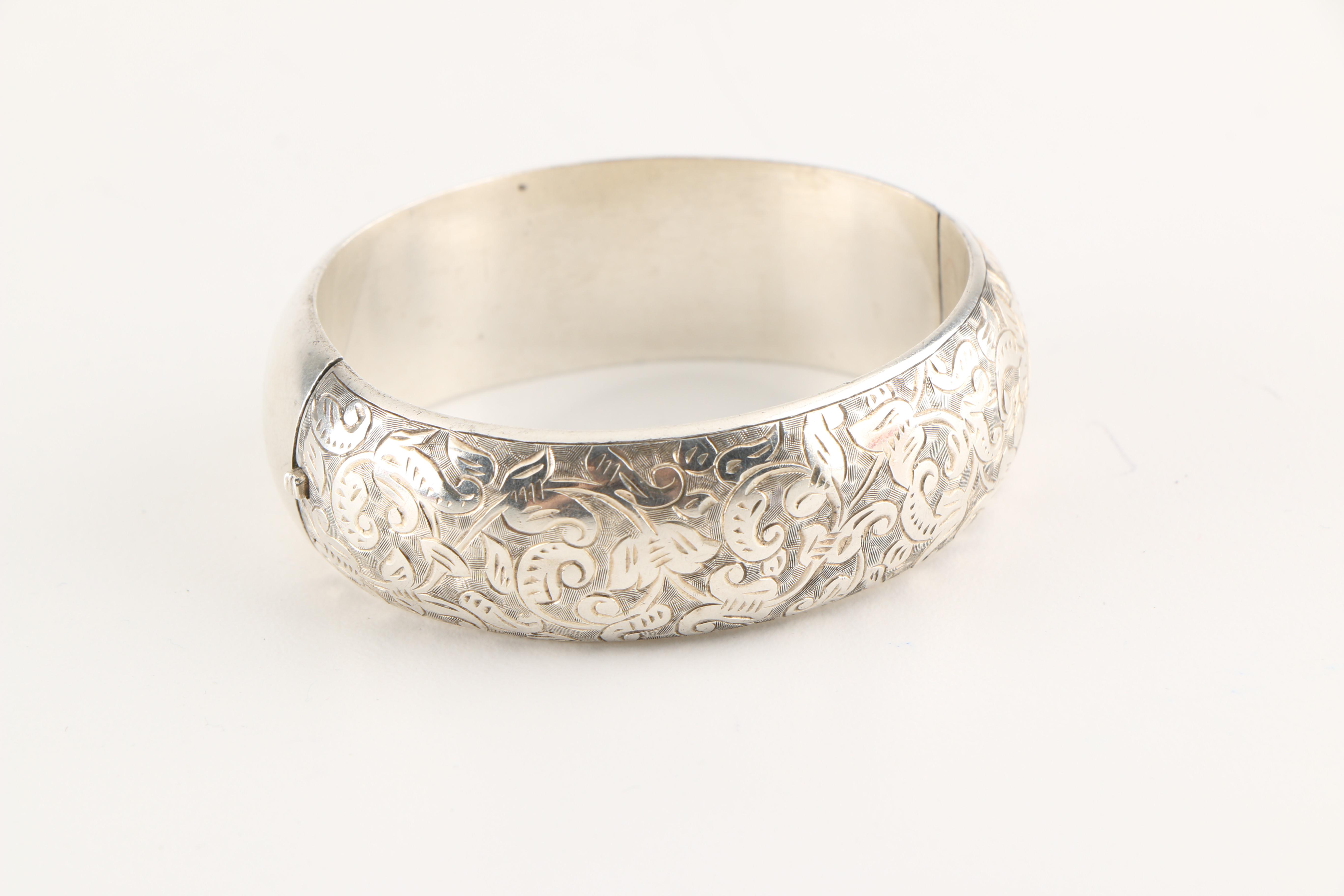 Western Themed Sterling Silver Jewelry Including Turquoise