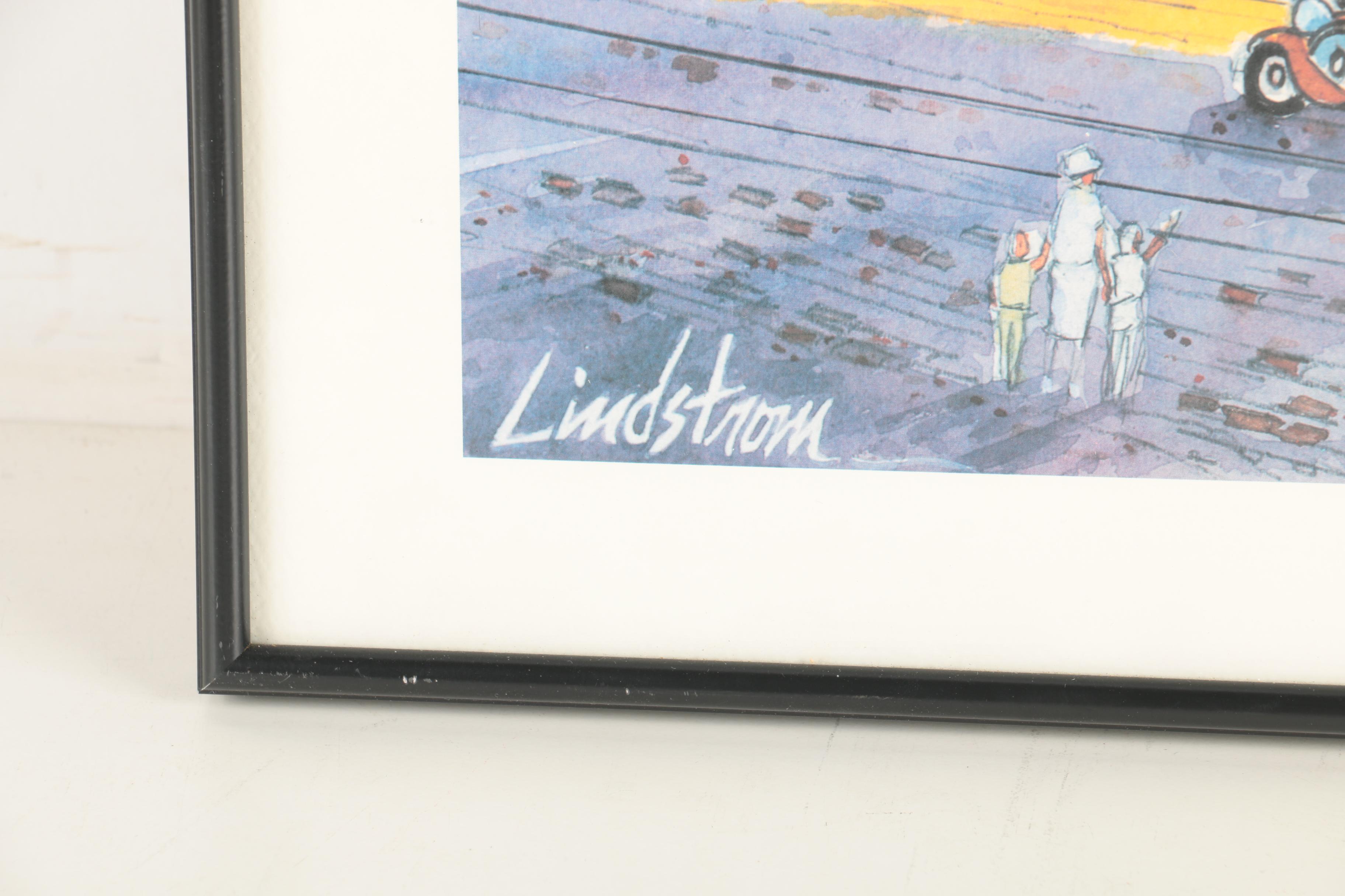 Offset Lithograph After Don Lindstrom "Riverview Park Remembered 1904-1967"