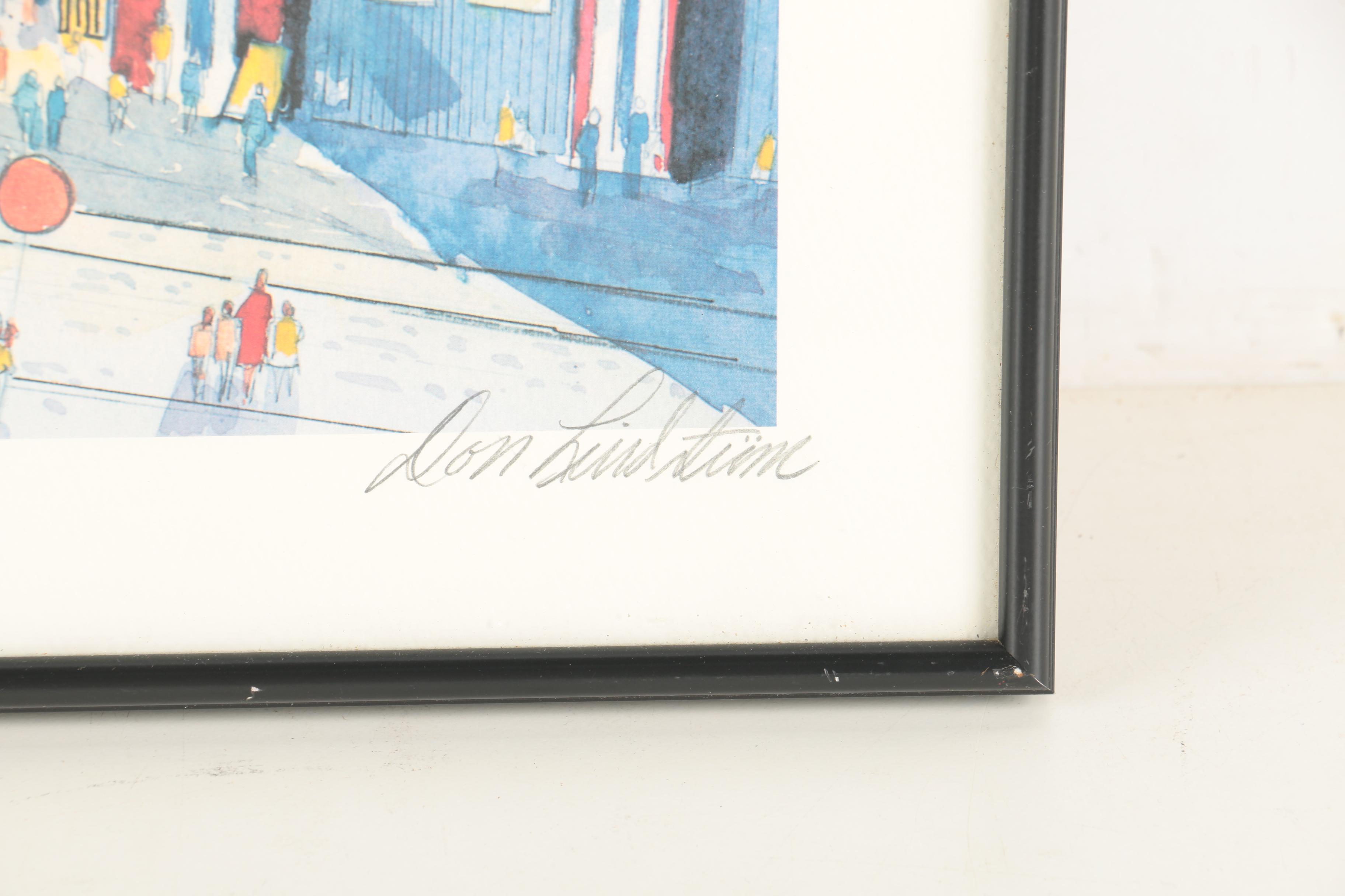 Offset Lithograph After Don Lindstrom "Riverview Park Remembered 1904-1967"