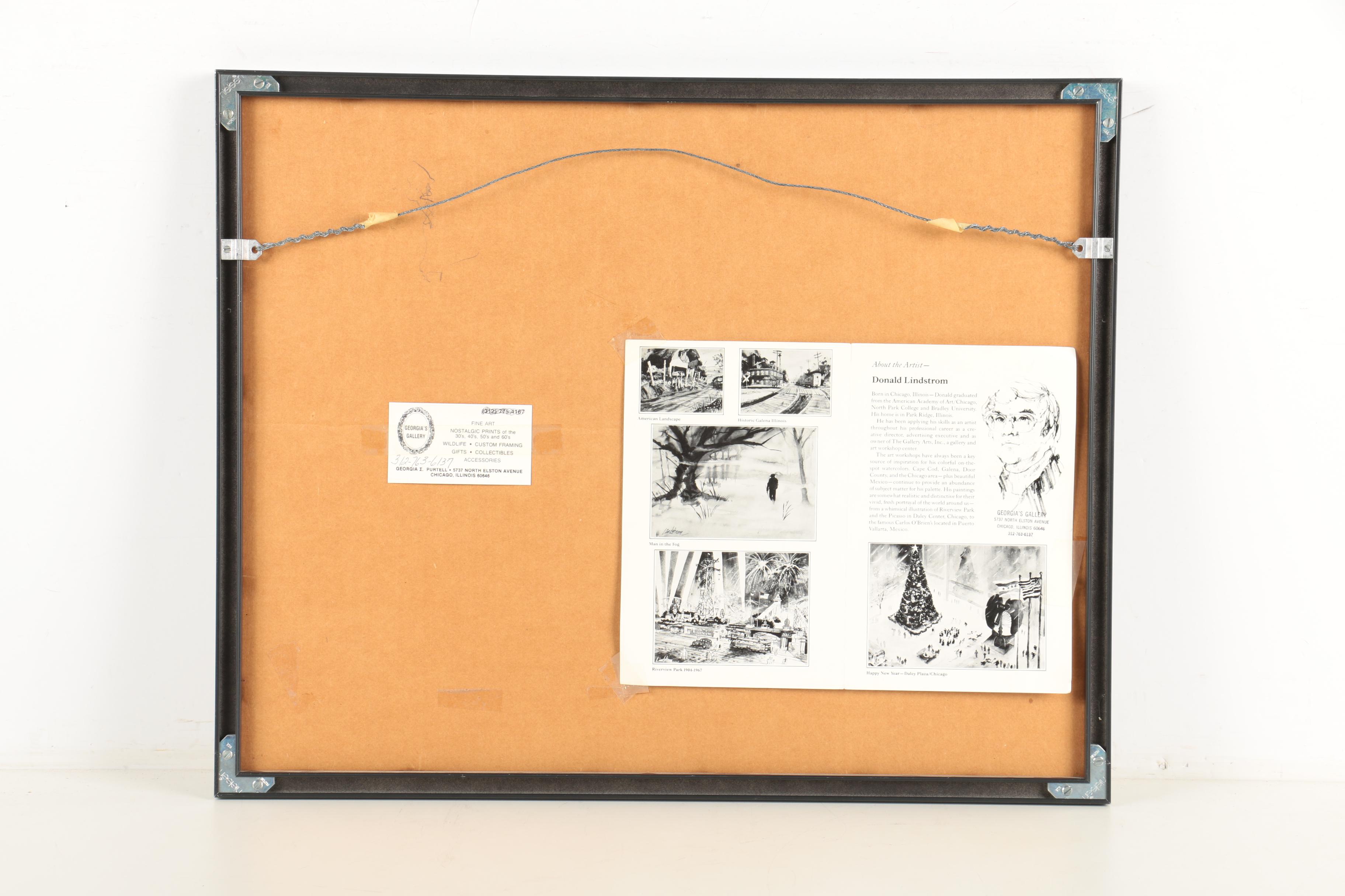 Offset Lithograph After Don Lindstrom "Riverview Park Remembered 1904-1967"