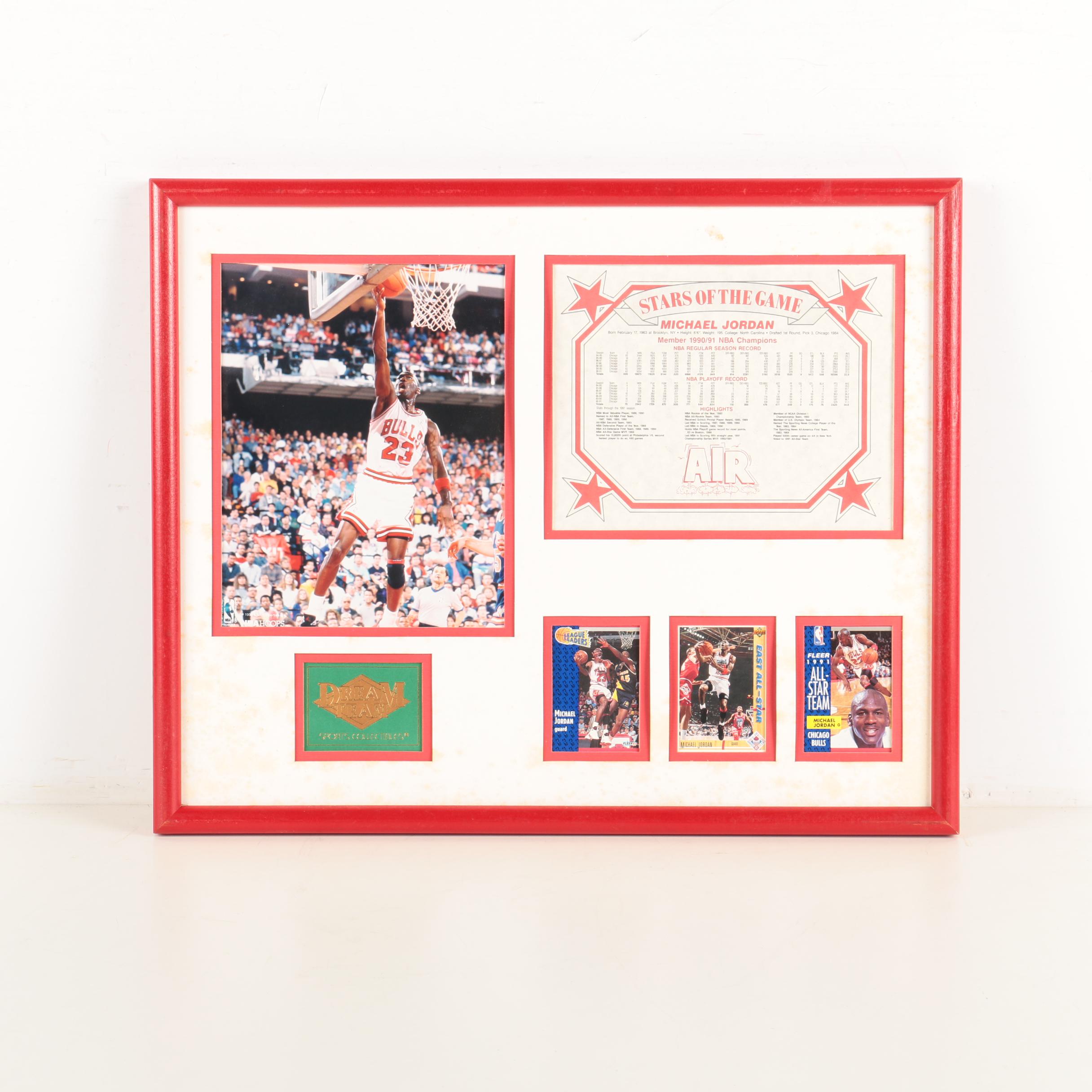 Michael Jordan Dream Team Framed Sports Collectible