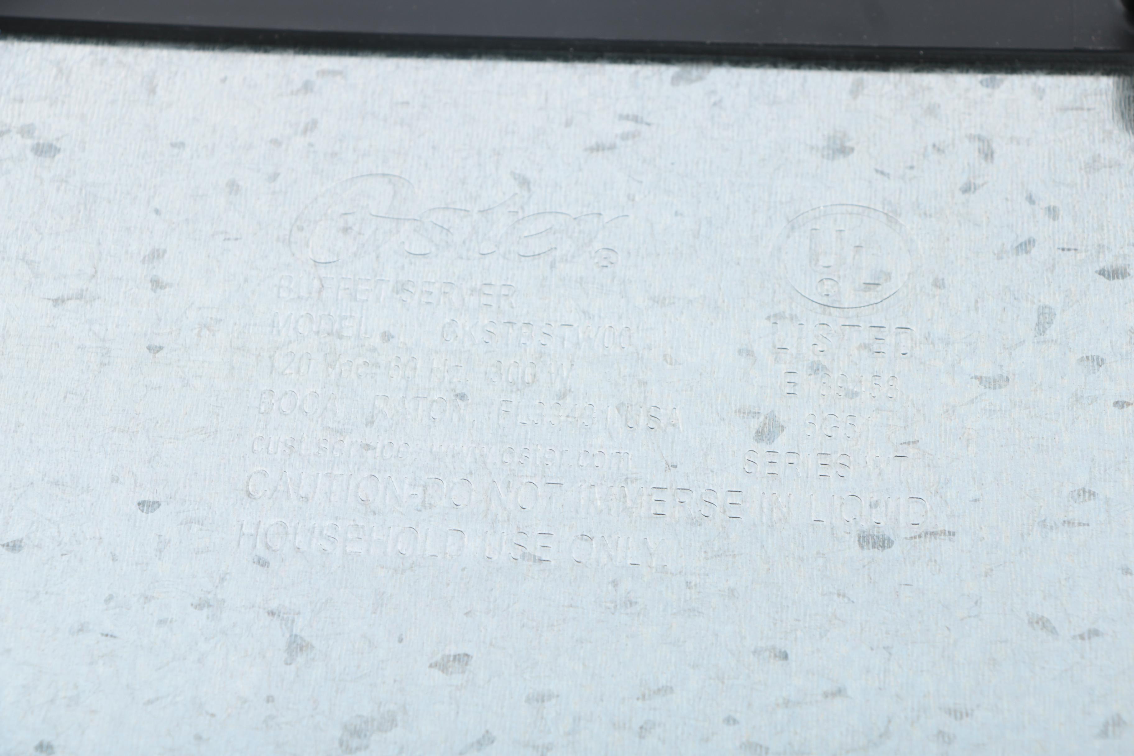 Oster Buffet Server and Warming Tray