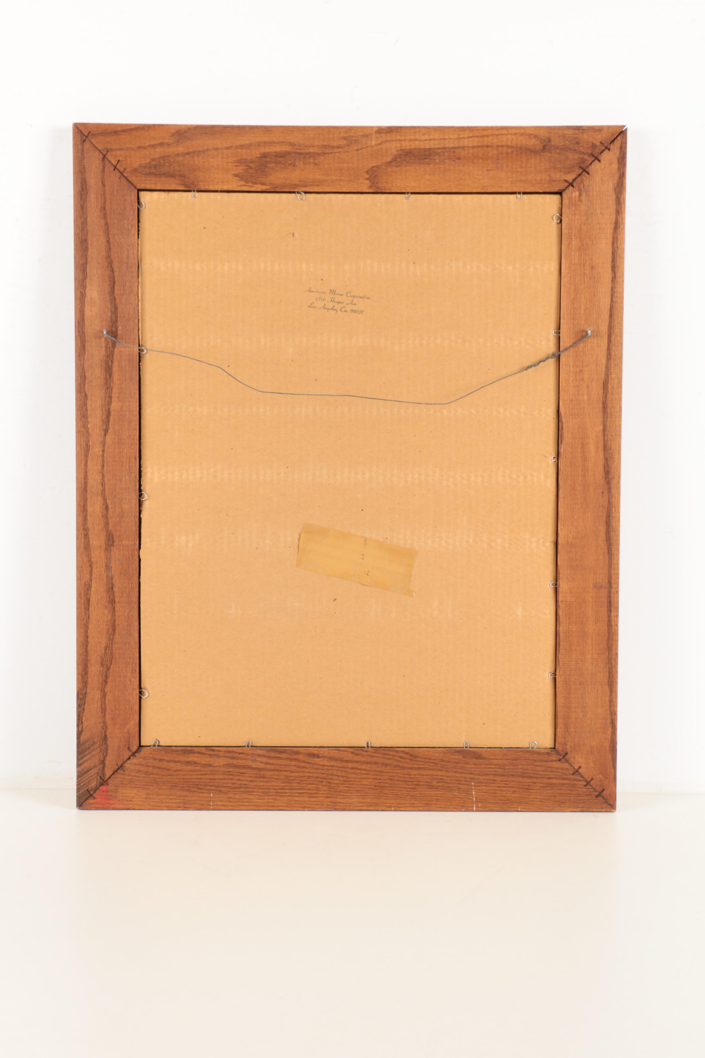 Framed Graphic Miller Lite Beer Mirror