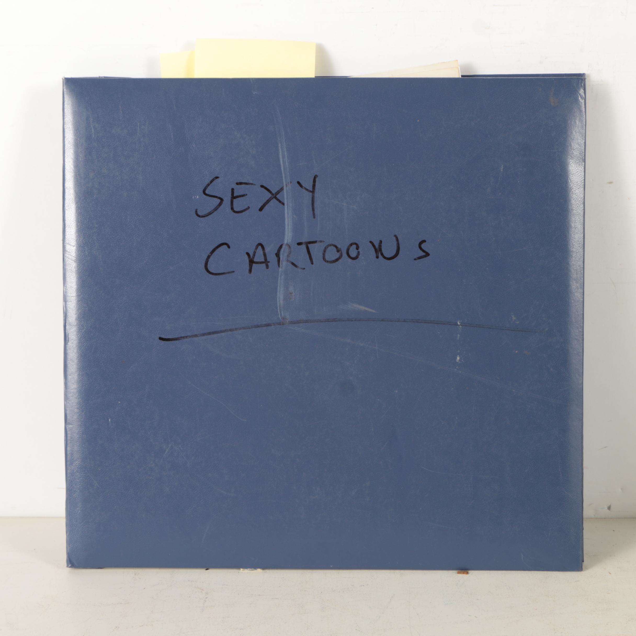 Mid-Century Adult Ink Illustrations Featuring Hal Sherman and Bill Riley