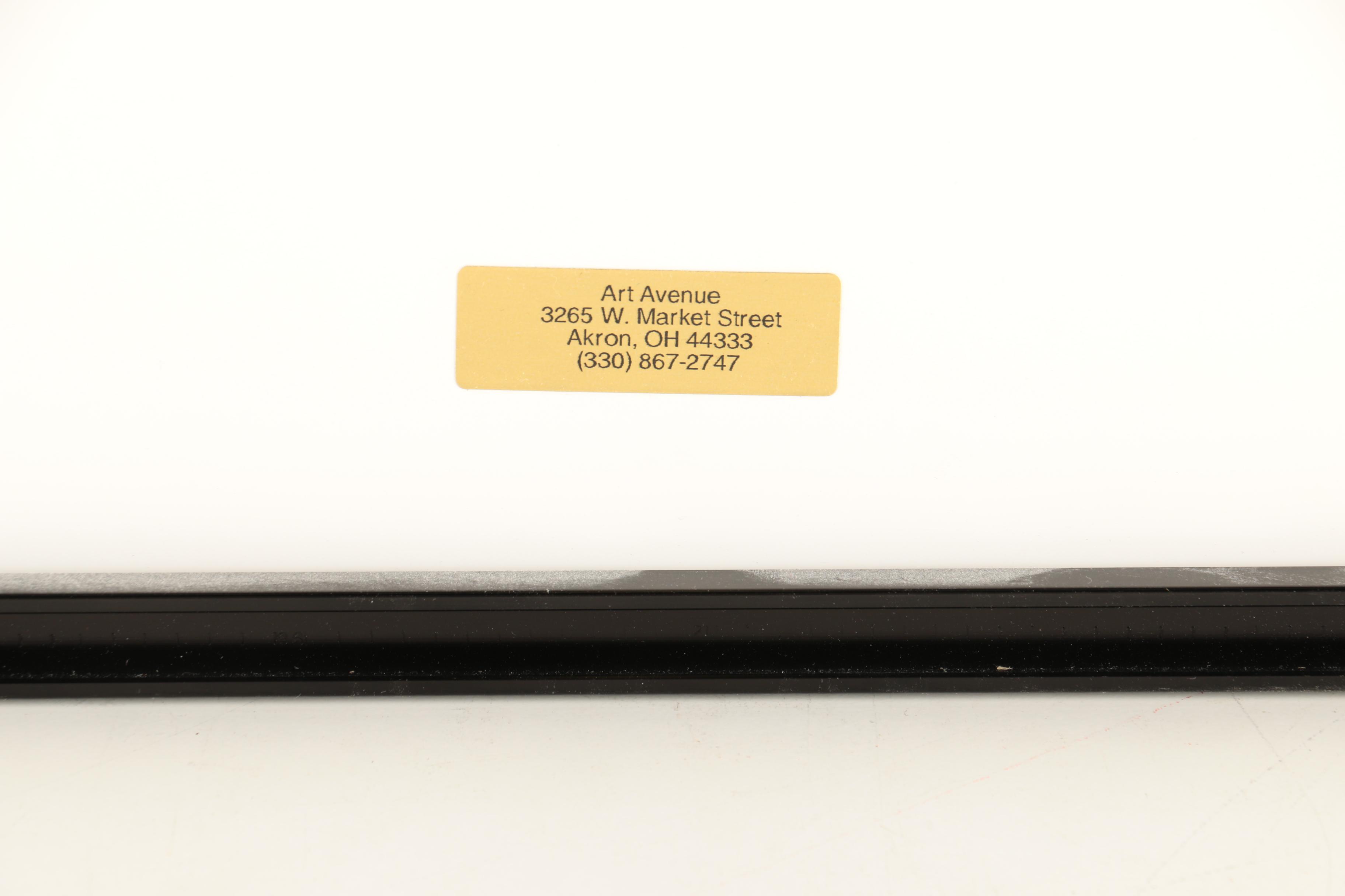 Patrick Nagel Serigraph "Black Teddy"