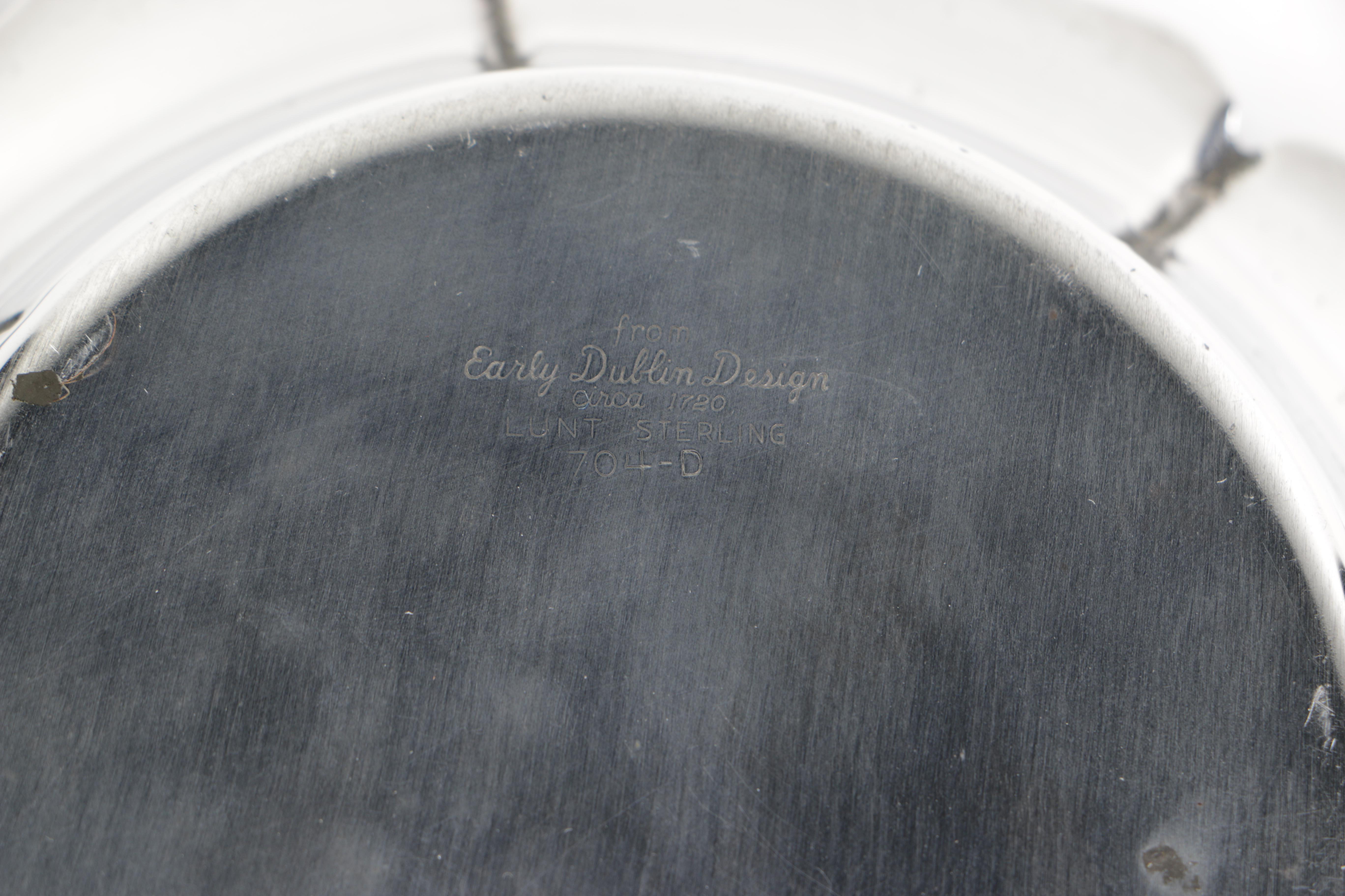 Lunt "Early Dublin" Sterling Silver Dish